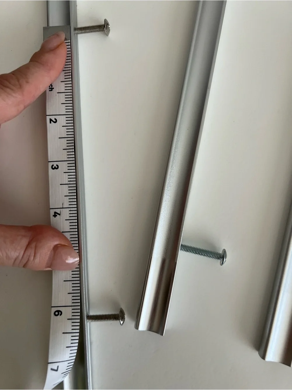 Silver Aluminum Drawer Pulls - Sleek Home Accents Hardware set of 3 with screws